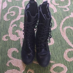 Hush Puppies Boots Combat Style